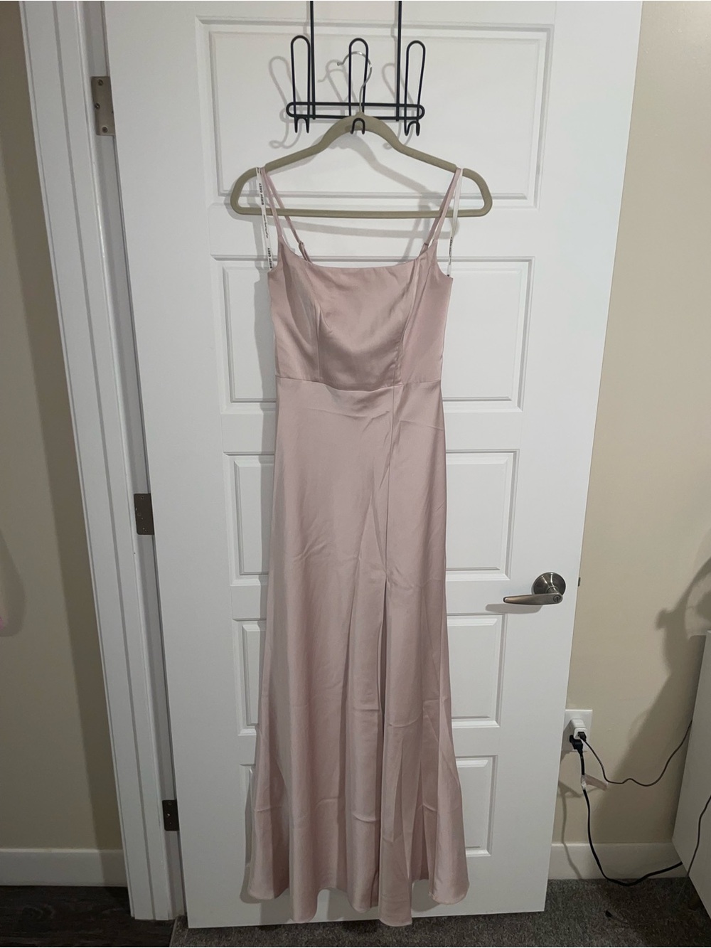 Birdy Grey Mai Pale Blush Matte Satin Dress